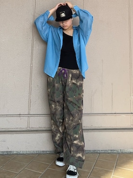 「アイテム（パンツ）」を使った、美妃さん（レディース・158cm・10代）の夏コーディネート