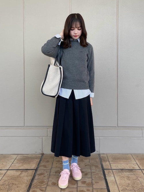 セール】3Dニッティングシームレス ウールニットセーター（ニット