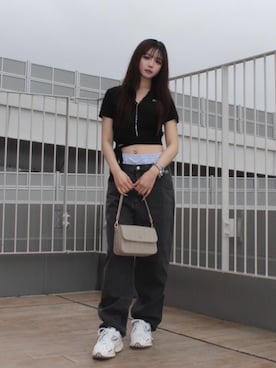 moeさんの（LACOSTE | ラコステ）を使ったコーディネート
