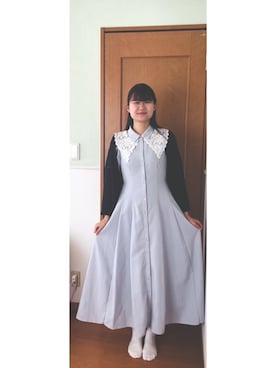 「Honeys（ハニーズ）のアイテム（カーディガン/ボレロ）」を使った、yu6122さん（レディース・162cm）の夏コーディネート