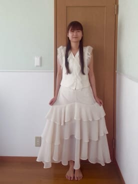 「しまむら」｜yu6122さん（レディース・162cm）の夏コーディネート