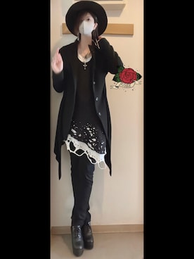 「Yohji Yamamoto（ヨウジヤマモト）のアイテム（ジャケット/アウター）」を使った、✨独身貴族✨さん（レディース・151cm）の冬コーディネート