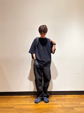 「LACOSTE（ラコステ）のアイテム」を使った、鎌田　真平さん（メンズ・172cm）の春コーディネート