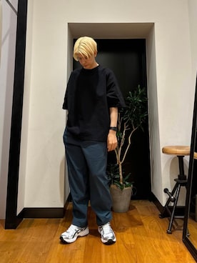 「ASICS（アシックス）のアイテム」を使った、鎌田　真平さん（メンズ・172cm）の夏コーディネート
