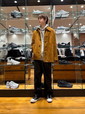 鎌田　真平さん（メンズ・172cm）の冬コーディネート