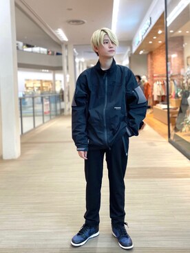 「thisisneverthat（ディスイズネバーザット）のアイテム（ジャケット/アウター）」を使った、鎌田　真平さん（メンズ・172cm）の冬コーディネート