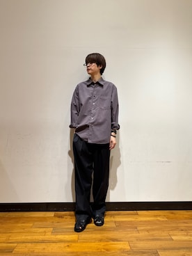 「URBAN RESEARCH（アーバンリサーチ）のPARABOOT　PACIFIC（サンダル、ブラック系）」を使った、鎌田　真平さん（メンズ・172cm）の春コーディネート