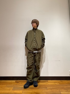 「URBAN RESEARCH（アーバンリサーチ）のLAKE SEEKERS　FDU Jacket（テーラードジャケット、グリーン系）」を使った、鎌田　真平さん（メンズ・172cm）の春コーディネート