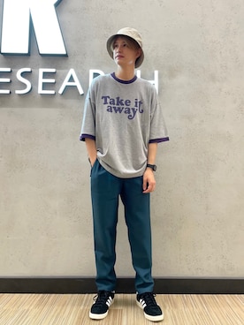 鎌田 真平さん(メンズ・172cm)の夏コーディネート