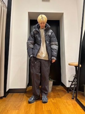 「アーバンリサーチ」｜「アイテム（その他アウター）」を使った、鎌田　真平さん（メンズ・172cm）の冬コーディネート