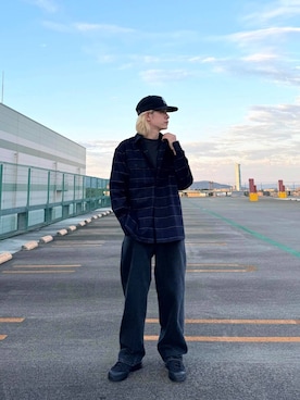 鎌田　真平さん（メンズ・172cm）の秋コーディネート