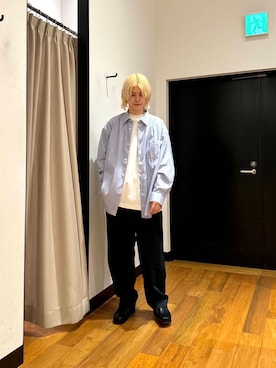 「アイテム（その他シューズ）」を使った、鎌田　真平さん（メンズ・172cm）の夏コーディネート
