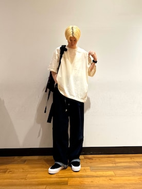「Lee（リー）のアイテム」を使った、鎌田　真平さん（メンズ・172cm）の秋コーディネート