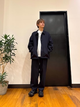 鎌田　真平さん（メンズ・172cm）の冬コーディネート