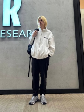 「URBAN RESEARCH（アーバンリサーチ）のアイテム（バックパック/リュック）」を使った、鎌田　真平さん（メンズ・172cm）の冬コーディネート