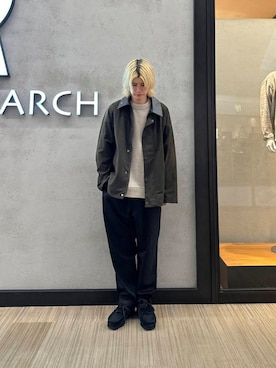 「秋服」｜「アイテム（その他アウター）」を使った、鎌田　真平さん（メンズ・172cm）の秋コーディネート