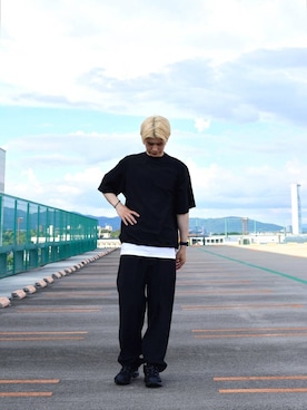 「アーバンリサーチ」｜鎌田　真平さん（メンズ・172cm）の夏コーディネート