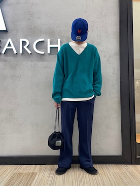 鎌田　真平さん（メンズ・172cm）の冬コーディネート