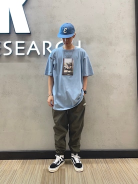 「URBAN RESEARCH（アーバンリサーチ）のアイテム（アクセサリー）」を使った、鎌田　真平さん（メンズ・172cm）の春コーディネート