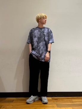 「ur」｜「アイテム（スニーカー）」を使った、鎌田　真平さん（メンズ・172cm）の春コーディネート