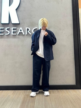 「秋服」｜「アイテム（その他アウター）」を使った、鎌田　真平さん（メンズ・172cm）の秋コーディネート