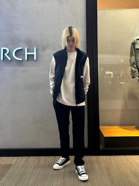 「秋服」｜「アイテム（その他アウター）」を使った、鎌田　真平さん（メンズ・172cm）の秋コーディネート