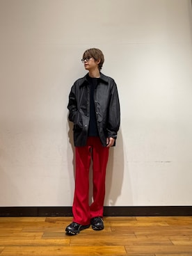 鎌田 真平さん(メンズ・172cm)の冬コーディネート