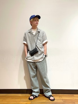 鎌田 真平さん(メンズ・172cm)の夏コーディネート