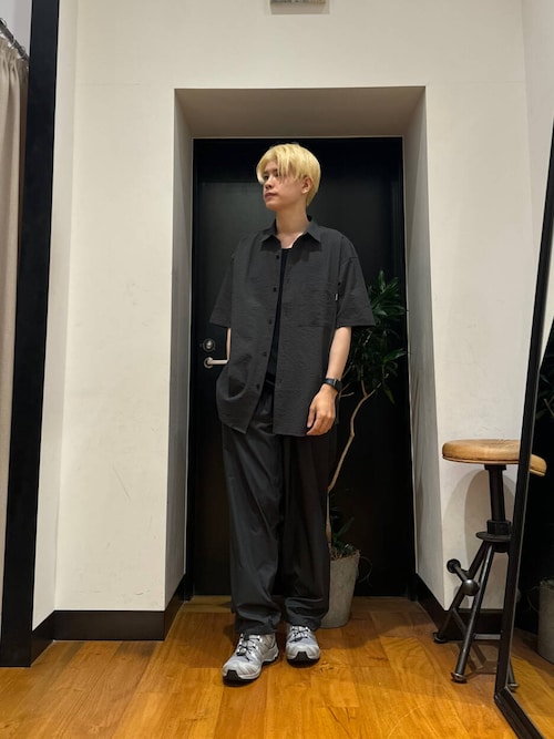 『別注』THOUSAND MILE×UR　WASHER CODE SHIRTS