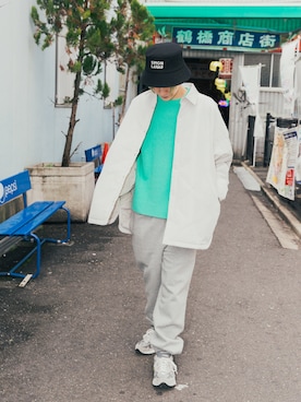 鎌田　真平さん（メンズ・172cm）の冬コーディネート