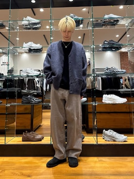 「アイテム（その他シューズ）」を使った、鎌田　真平さん（メンズ・172cm）の冬コーディネート