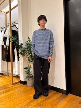 鎌田　真平さん（メンズ・172cm）の秋コーディネート