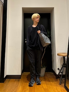 「アイテム（ブルゾン）」を使った、鎌田　真平さん（メンズ・172cm）の夏コーディネート