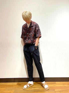 鎌田　真平さん（メンズ・172cm）の夏コーディネート