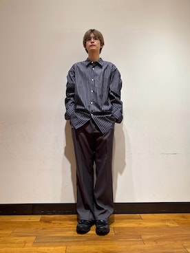 鎌田　真平さん（メンズ・172cm）の冬コーディネート