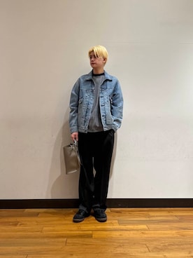 「Levi's（リーバイス）のアイテム（ジャケット/アウター）」を使った、鎌田　真平さん（メンズ・172cm）の冬コーディネート