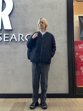 鎌田　真平さん（メンズ・172cm）の冬コーディネート