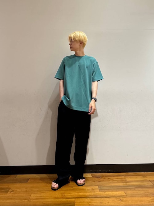 LINEN TUCK PANTS