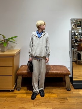 鎌田　真平さん（メンズ・172cm）の秋コーディネート