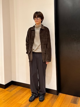 鎌田　真平さん（メンズ・172cm）の秋コーディネート