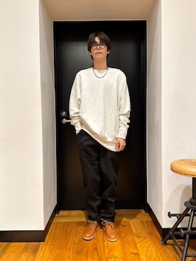 「URBAN RESEARCH Sonny Label（アーバンリサーチサニーレーベル）のアイテム（アクセサリー）」を使った、鎌田　真平さん（メンズ・172cm）の秋コーディネート