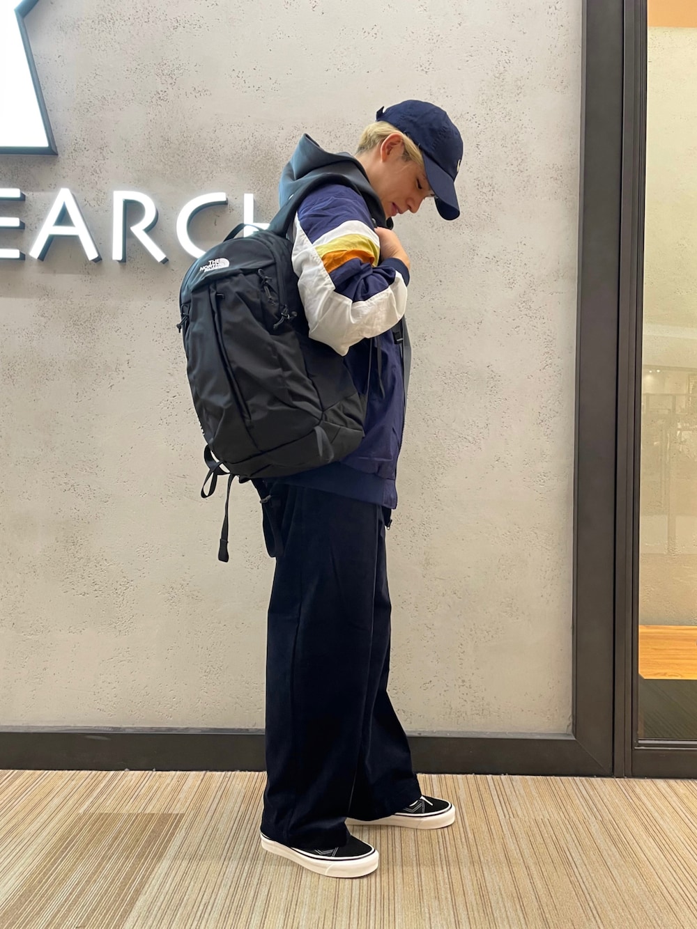 ノースフェイスTシャツ　グラベルカラー　140cm ポロラルフローレンキャップ POLO RALPH LAURENのキャップを使った「ノースフェイス」の人気