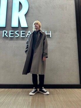 鎌田 真平さん(メンズ・172cm)の冬コーディネート
