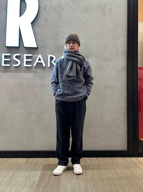 セール】new basic MOULINE SHAGGY KNIT（ニット/セーター）｜URBAN