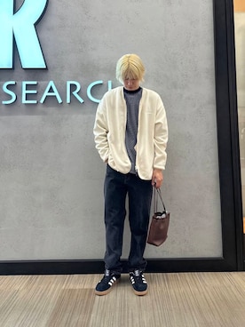 「MASTER&Co（マスターアンドコー）のアイテム（バッグ）」を使った、鎌田　真平さん（メンズ・172cm）の秋コーディネート