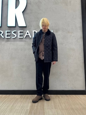 鎌田　真平さん（メンズ・172cm）の冬コーディネート