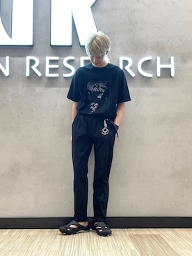 「Hender Scheme（エンダースキーマ）のアイテム（財布/小物）」を使った、鎌田　真平さん（メンズ・172cm）の夏コーディネート