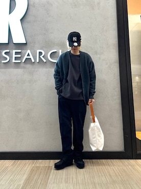 鎌田　真平さん（メンズ・172cm）の冬コーディネート