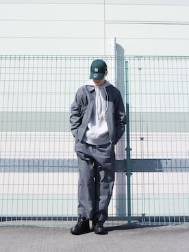 「URBAN RESEARCH（アーバンリサーチ）のアイテム（ブルゾン）」を使った、鎌田　真平さん（メンズ・172cm）の冬コーディネート