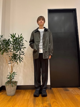 鎌田　真平さん（メンズ・172cm）の冬コーディネート